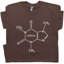 Coffee T Shirt Cool Coffee Graphic Shirt Funny Caffeine Molecule Tee Gift For Co - £15.17 GBP