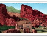 Pueblo Park of Red Rocks Denver Colorado CO UNP WB postcard W18 - $2.92