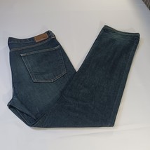 Bull Head Gravels Slim Denim Blue Jeans High Rise Men's Size 34x32 Fits (36×32) image 2