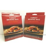2 Turkey Brining Bag HIC Flavor Up To 20 Lb Holiday Thanksgiving Hot Din... - $17.81