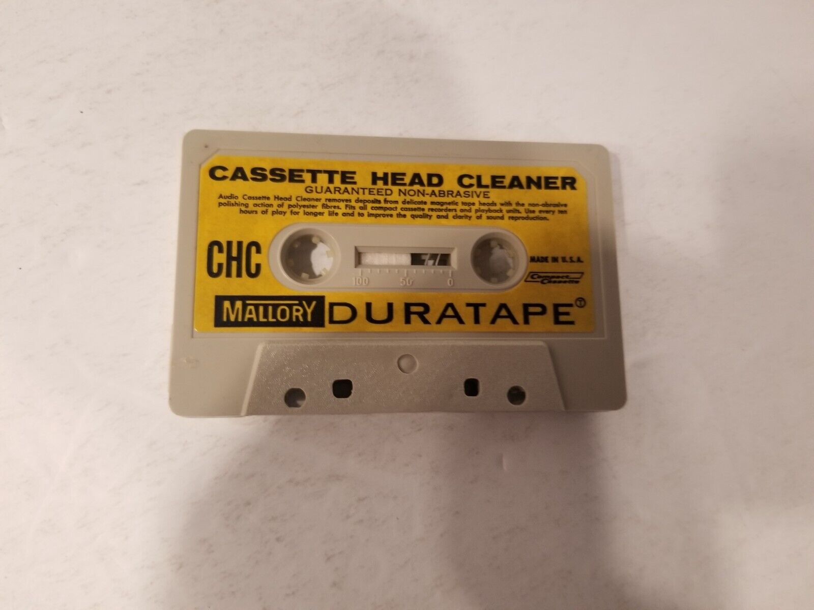 Primary image for Mallory Duratape Head Cleaner - Cassette Tape