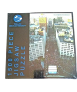 Marathon Runners Downtown Cityscape 1500 Piece Jigsaw Puzzle - £10.89 GBP
