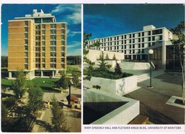 Manitoba Postcard Winnipeg Mary Speechly Hall Fletcher Argue Bldg U of Manitoba - £2.36 GBP