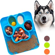 2in1 Lick Mat for Dogs with Suction Cup – Slow Feeder &amp; Licking Toy (4 C... - $40.41 CAD