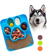 2in1 Lick Mat for Dogs with Suction Cup – Slow Feeder &amp; Licking Toy (4 C... - $40.64 CAD