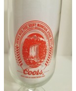 Vintage Adolph Coors Beer Stem Beer Glass Golden Colorado Red Printing - $12.13