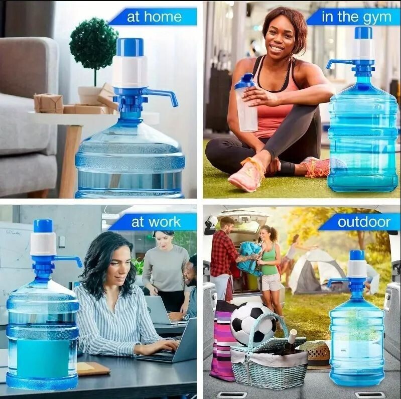 Manual Water Pump Dispenser for 5-6 Gallon Barrel Hand Press Drinking Item image 5