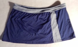 Liz Clairborne Swimsuit Bottom Skirtini Blue White Stripe Size: S NWT Re... - $15.99