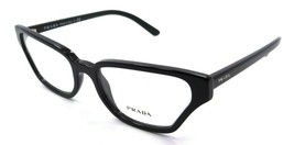 Prada Eyeglasses Frames PR 04XV 1AB-1O1 54-18-140 Shiny Black Made in Italy - $121.52