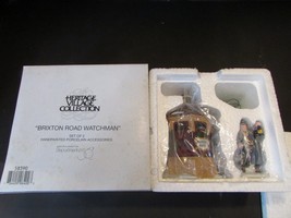 DEPT 56 58390 BRIXTON ROAD WATCHMAN SET OF 2 HERITAGE VILLAGE ACCESSORY ... - $8.98