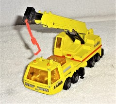 Matchbox Super Kings K-12 Hercules Mobile Crane Yellow Rotating &amp; Extending Boom - £13.63 GBP