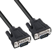 DTech DB9 9 Pin Serial Cable 6ft Male to Male RS232 Straight Through, La... - £17.57 GBP