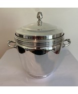 Vintage Ice Bucket Silver plate Sheffield by Thermos INSULATED NO DENTS ... - $82.25 CAD