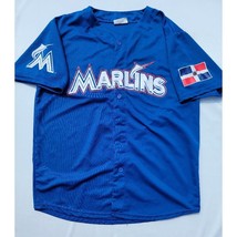 Marcell Ozuna #13 Miami Marlins Baseball Blue Jersey Size XL - £26.32 GBP