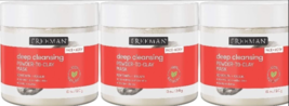 3x Face Facial Deep Cleansing Clay, Blackheads Mask, 13 oz Acne All Natu... - $29.69