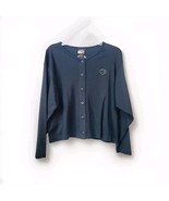 Harley-Davidson Women&#39;s Black w Glitter Cardigan Sweater Sz M VTG - €20,58 EUR