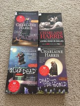 Lot of 4 Sookie Stackhouse Series True Blood Paperback Books By Charlaine Harris - £9.53 GBP