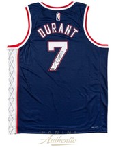 Kevin Durant Autographed Nets 75th Anniversary City Edition Jersey Panini - £468.40 GBP