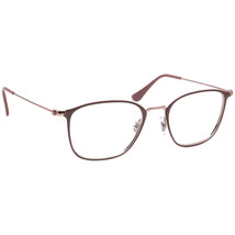 Ray-Ban Eyeglasses RB 6466 2973 Beige/Copper Square Metal Frame 49[]19 140 - £118.02 GBP