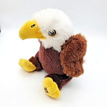Plush Bald Eagle Ganz Webkinz Brown Stuffed Animal No Code EUC HM214 Retired - £4.46 GBP