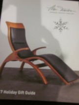 Thos Moser Catalog 2017 Holiday Gift Guide Handmade American Furniture Brand New - £7.86 GBP