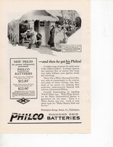 Philco Diamond Grid Automotive Batteries Vintage Print Ad February 1924 - £5.42 GBP