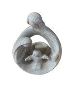 Nativity Candle Votive Holder Crackled 7x5 Ceramic Mary Joseph Jesus - €12,98 EUR