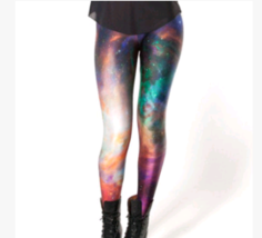 Star digital printing pencil pants feet pants starry - £21.65 GBP