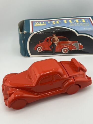 Primary image for Avon '36 Ford Oland After Shave Orange Car Vintage Automobile 5oz With Box