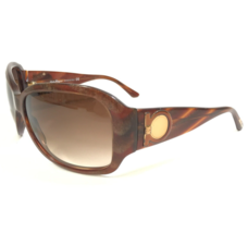 Salvatore Ferragamo Sunglasses 2105 457/13 Brown Horn Wrap Frames Brown ... - £80.52 GBP