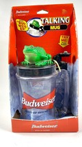 Budweiser Talking Frog Beer Mug 1997 Frog says Bud-Weis-er. New in Box - £15.57 GBP