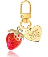LAEKOU Cute Strawberry Keychain Accessories for Women, Y2K Key Chain - €2,65 EUR