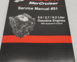 2012 Mercury Mercruiser #51 Servizio Manuale 5.0 5.7 6.2 Gas Motori 90-8... - £71.92 GBP