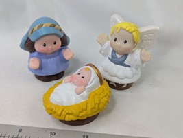 Fisher Price Little People Nativity Angel Mary Baby Jesus Lot - £8.99 GBP