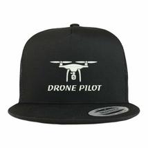 Trendy Apparel Shop Flexfit XXL Drone Pilot Embroidered 5 Panel Flatbill... - £21.52 GBP