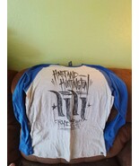 Hart and Huntington Race Team White and Blue Long Sleeve Shirt XL - $13.67 CAD