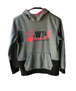 Reebok Power 95 Gray Pullover Hoodie Sweatshirt Youth M Polyester - $276.80 MXN