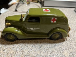 Liberty Classics 1937 Chevrolet US Army Medic Ambulance Bank #15018 Diecast - £10.97 GBP