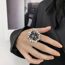 Ent rings new fashion creative exaggeration flower vintage punk party jewelry gifts for thumb200