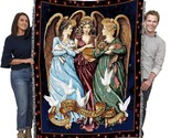 Christmas Angels Blanket By Lynn Bywaters - Herk The Herald Angels Sing - - £61.28 GBP