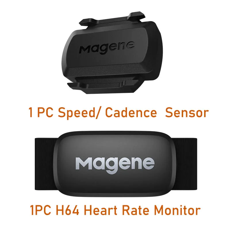 Magene H64 Heart Rate Monitor Fitness Outdoor Bluetooth 4.0 ANT+ Heart Rate Sens - £122.58 GBP