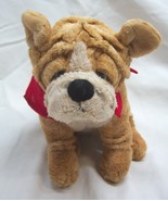 Russ SOFT THURBER THE BULLDOG OR SHAR PEI DOG W/ BANDANA 6&quot; Plush STUFFE... - $376.94 MXN