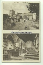 cu2076 - Interior and Exterior Views of Clovelly Church, in Devon - Post... - $3.81