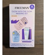 Freeman Glow With The Flow 3-Piece Masking Set Mask Duo Sleepy Mask Crea... - $5.89