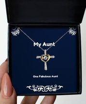 One Fabulous Aunt Aunt Cross Dancing Necklace, Unique Idea Aunt Gifts, for - £39.83 GBP