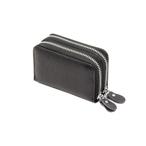 Women Leather Unisex Business Card Holder  Wallet Bank Credit Card Case ID Holde - £14.10 GBP