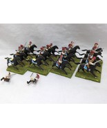 (4) Painted Napoleonic Cavalry Infantry With Swords 15MM Miniatures - €19,18 EUR