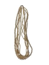 Vintage Faux Pearl Multi Strand Necklace 26” Layered Beaded Statement Ne... - $21.60