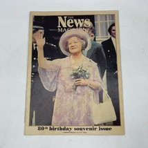 News Revue Juillet 4 1980 Queen Mother Vintage - £34.25 GBP