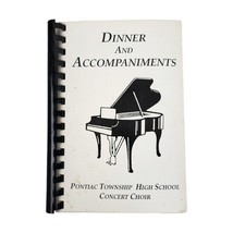 Pontiac Township High School Choral Choir Cookbook VTG Illinois Recipes Desserts - £13.91 GBP